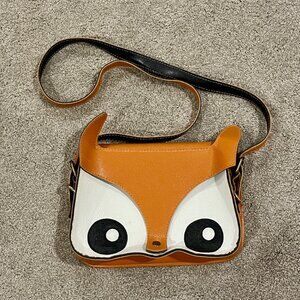 Cute Fox Face Animal Themed Crossbody Shoulder Bag NWOT